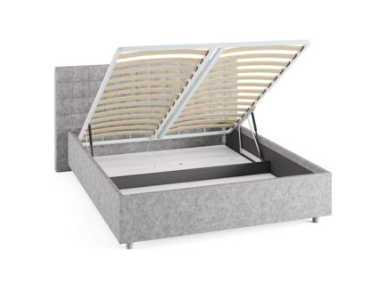 Кровать Сонум Siena Рогожка Марсала (с подъемным механизмом) 140х190