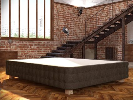 Кровать Mr.Mattress Twin Box велюр Toffee 238