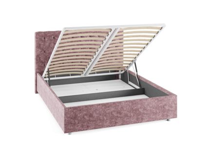 Кровать Сонум Florence Кашемир Розовый (с подъемным механизмом) 90х200