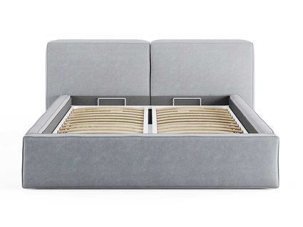 Кровать Сонум Europa Экокожа Коричневый (с основанием) 80х200