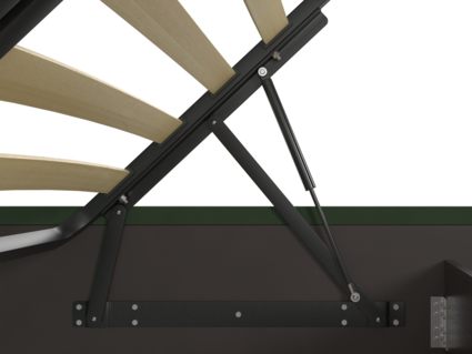 Кровать Lonax Милана велюр Dolly-2 (с подъемным механизмом) 120х195