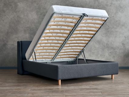 Кровать Сонум Barcelona Кашемир Бежевый (с подъемным механизмом) 120х190