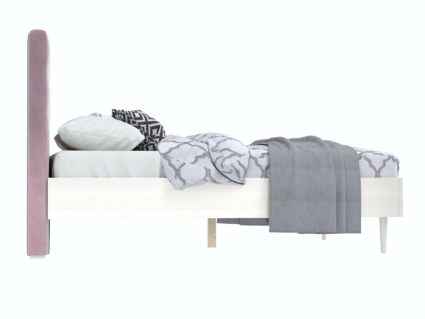 Кровать Арско Альмена Беленый дуб/Микрошеннил Frida 18