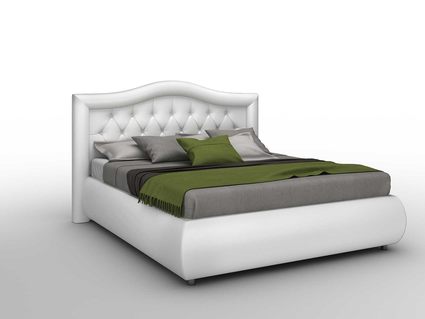 Кровать Sleeptek Premier 6 Экокожа White 264