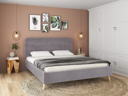 Кровать Sontelle Style Kipso Malta grey 434