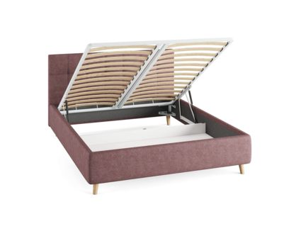 Кровать Сонум Bella Кашемир Латте (с подъемным механизмом) 90х190