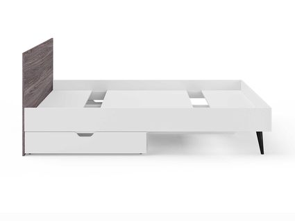 Кровать Сонум Ines Ясень анкор + белый 140х200