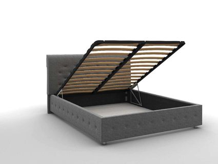 Кровать Sleeptek Premier 1 Экоожа Black (с подъемным механизмом) 160х190