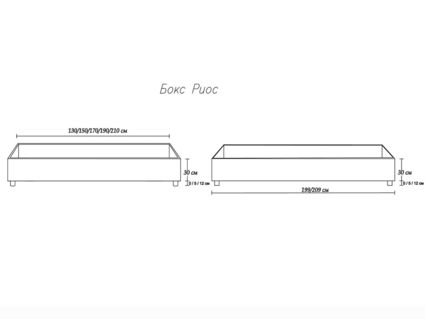 Кровать Димакс Риос Альбус 200х190