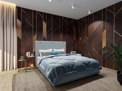 Кровать Димакс Альменно Сапфир 140х190