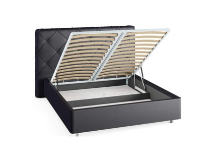 Кровать Сонум Manhattan Рогожка Мокко (с подъемным механизмом) 80х200