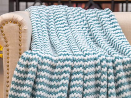 Плед Софи де Марко Гринда (морская волна) 160х220