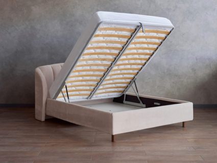 Кровать Сонум Valencia Кашемир Латте (с подъемным механизмом) 180х190