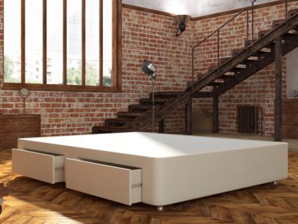 Кровать Mr.Mattress Site Box экокожа Beige 238