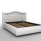 Кровать Sleeptek Premier 6 Экокожа White (с подъемным механизмом) 200х200